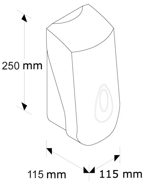 Dozator de dezinfecție (spray) Merida Top, gri