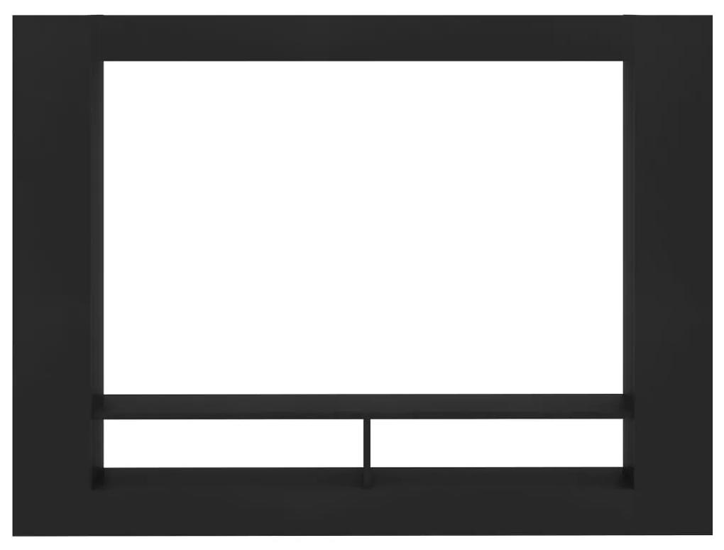 Comoda TV, negru, 152x22x113 cm, PAL 1, Negru