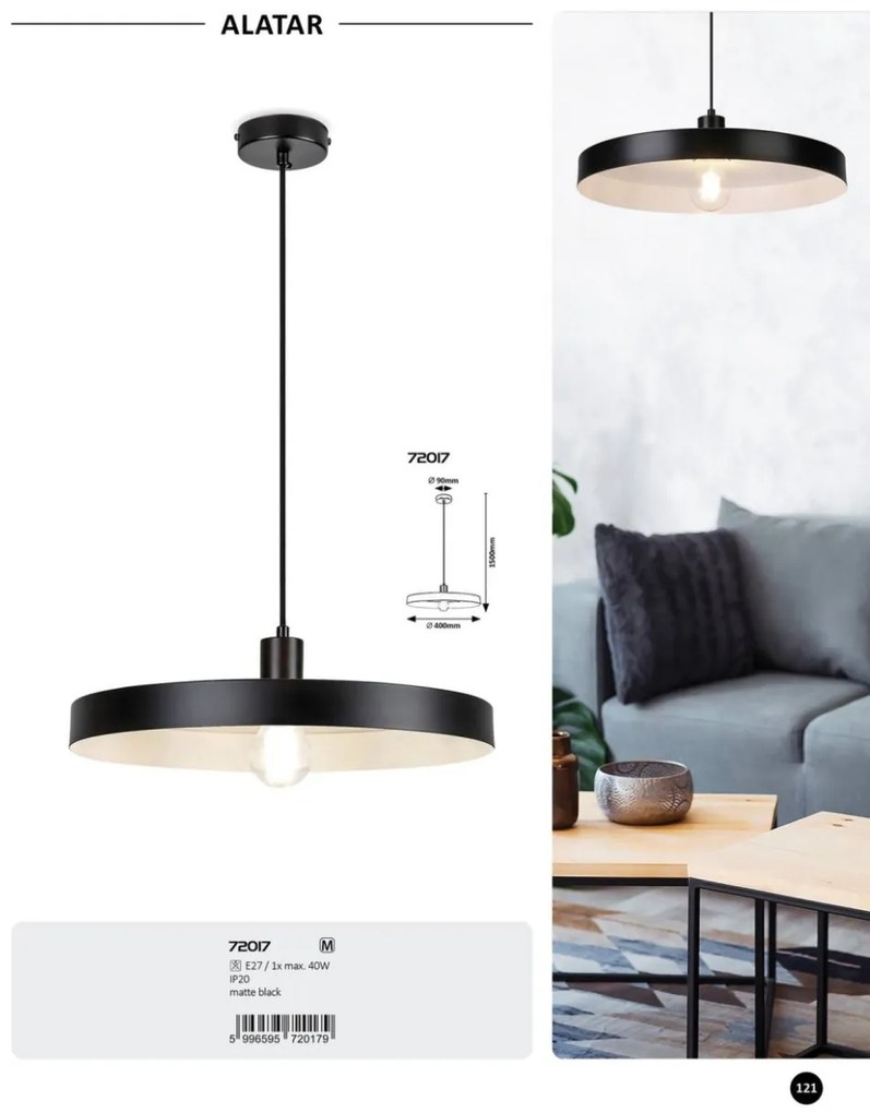 Lustra design industrial Alatar, 40cm