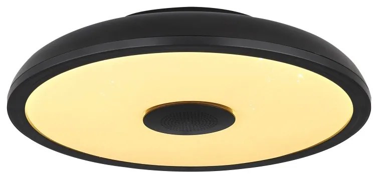Plafoniera LED RGB cu telecomanda si difuzor RAFFY negru