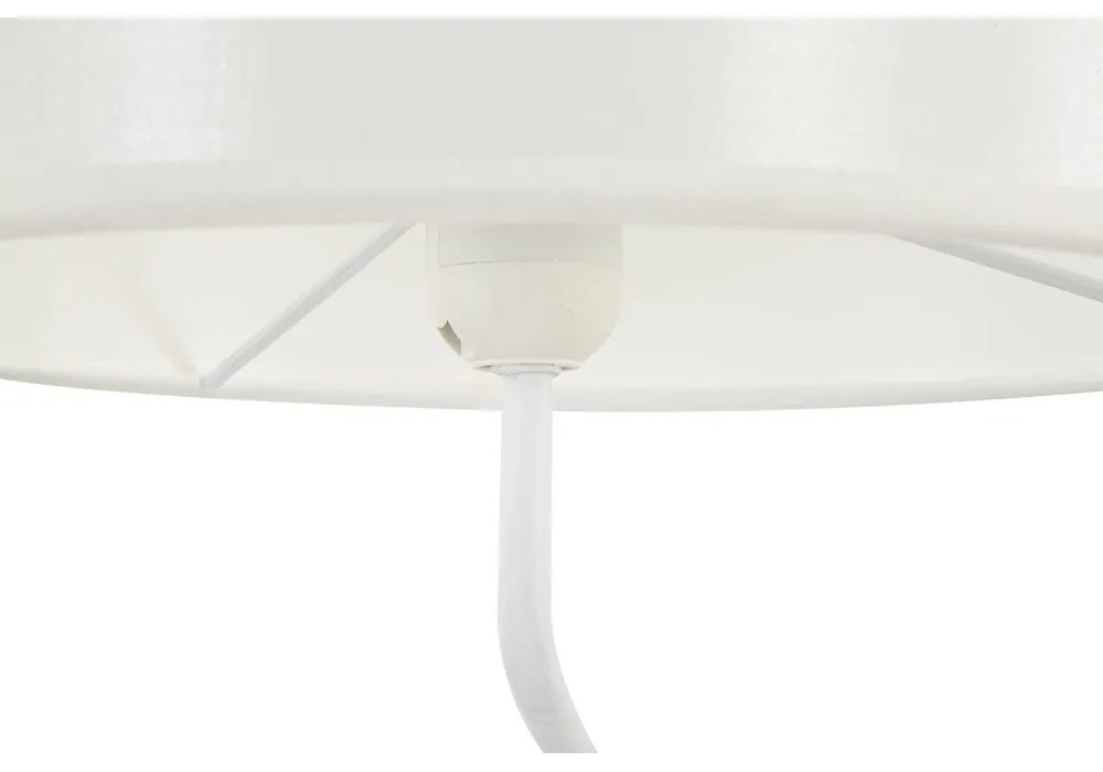 Veioză albă/aurie cu abajur textil (înălțime 90,5 cm) Dancer – Mauro Ferretti