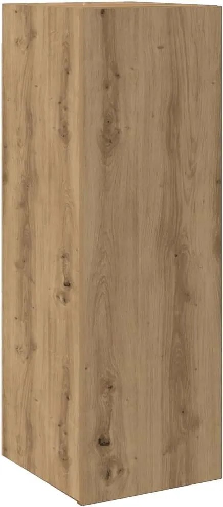 vidaXL Dulap TV, stejar artizanal, 30,5x30x90 cm, lemn prelucrat