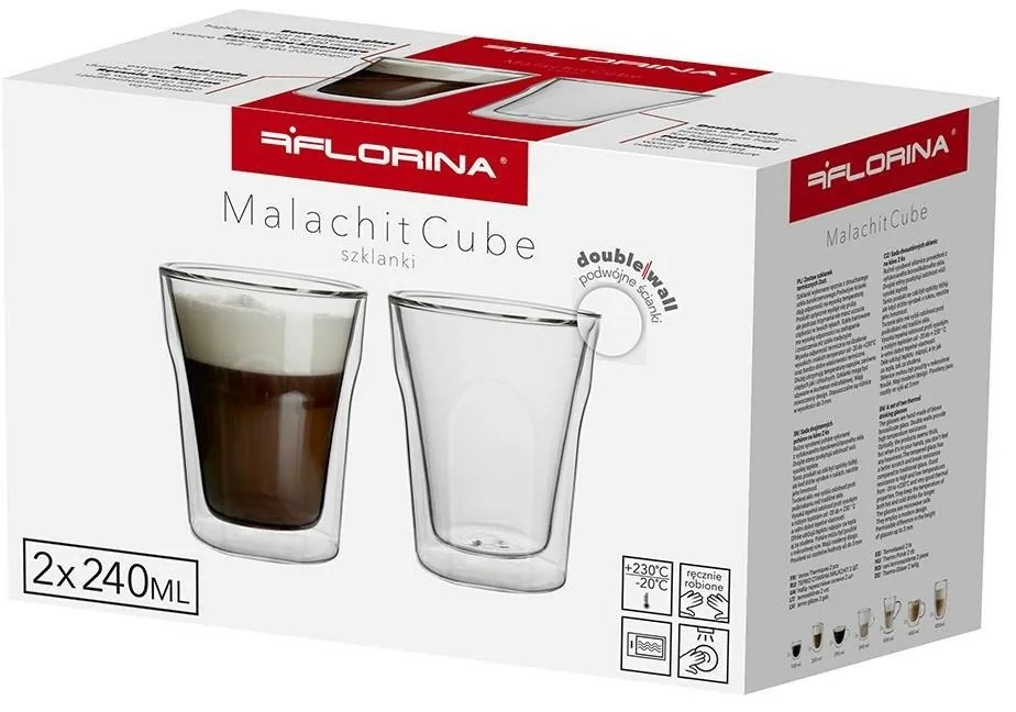 Florina set de 2 căni Malachit, 240 ml