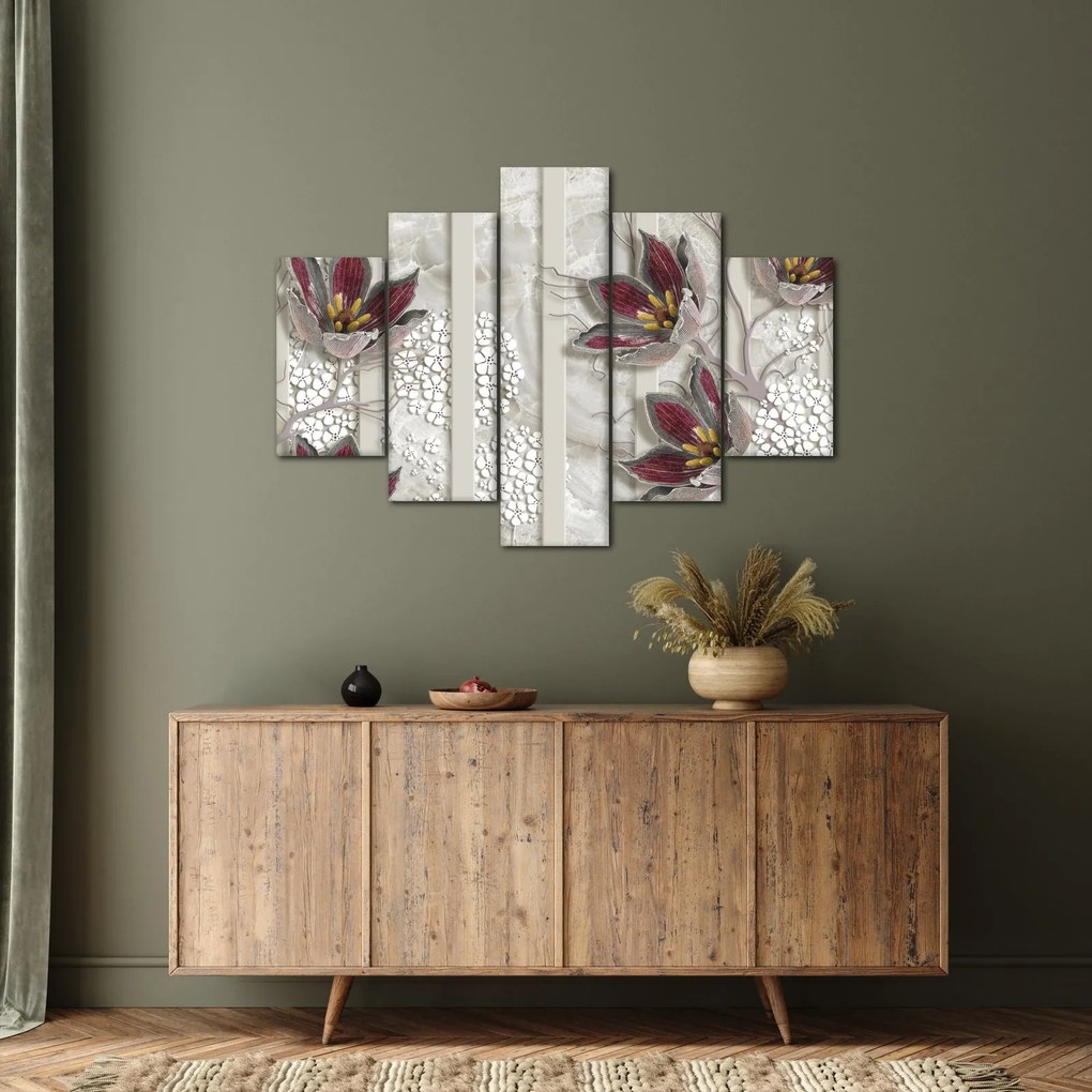 Tablou - Flori decorative (150x105 cm)