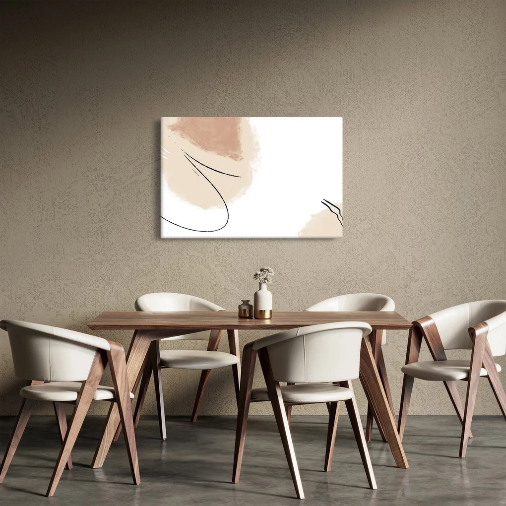 Tablou - Abstracție albă (90x60 cm)
