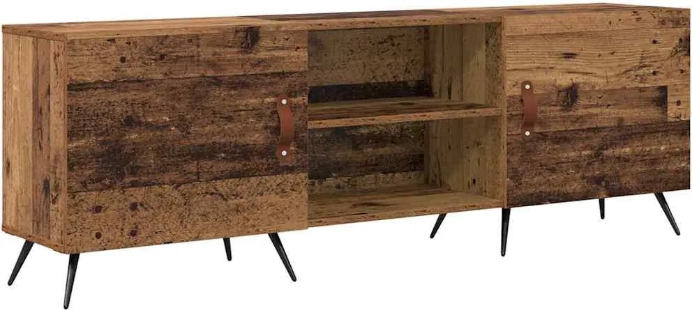 vidaXL Cabinet TV Lemn vechi 150 x 30 x 50 cm Lemn compozit