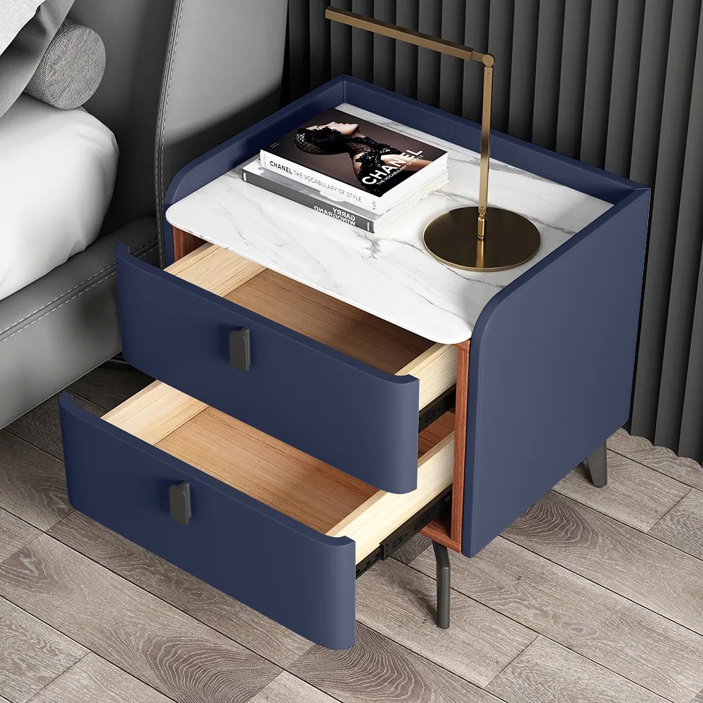 Tumbă modernă pentru dormitor în nuanța de albastru adânc DEPRIMO 41559 - opțiune ideală pentru noptiere elegante și funcționale by Deprimo