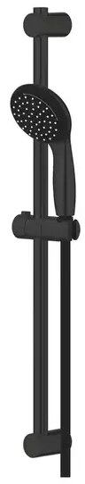 Set de dus cu bara Grohe Vitalio Start 100 negru mat 2 tipuri de jet