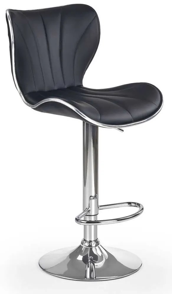 Scaun de bar Lily, negru