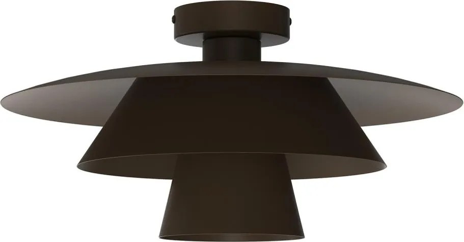 Plafonieră PLATO 1xE27/15W/230V, Ø 32 cm, maro