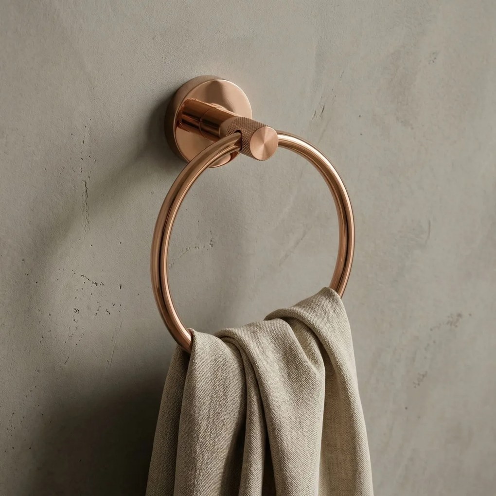Cuier de baie Ring 6610 Modern Copper