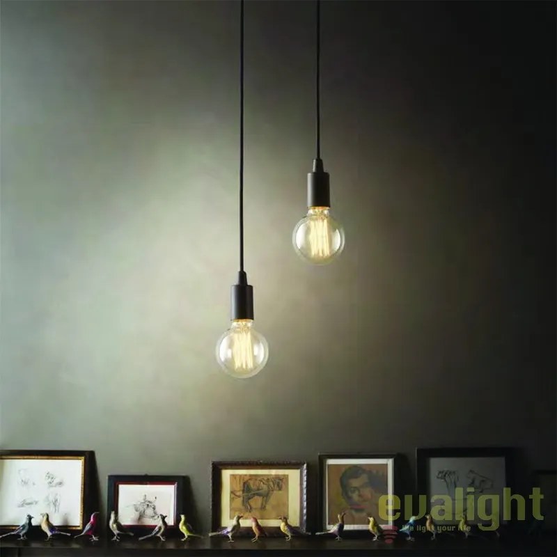 Pendul modern diametru 11cm EDISON SP1 BIANCO 113302