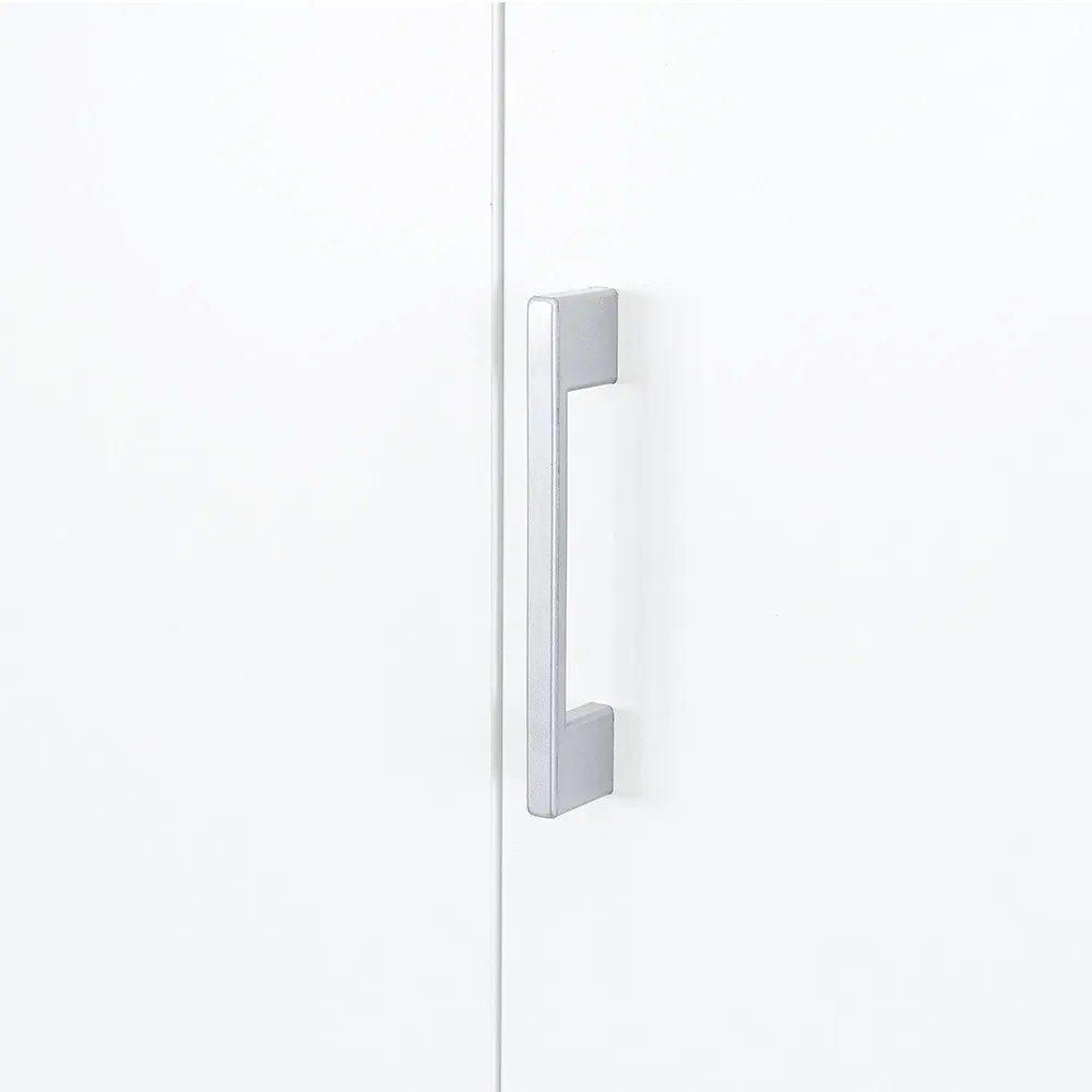 Dulap Miami 80x205 cm alb-stejar sonoma