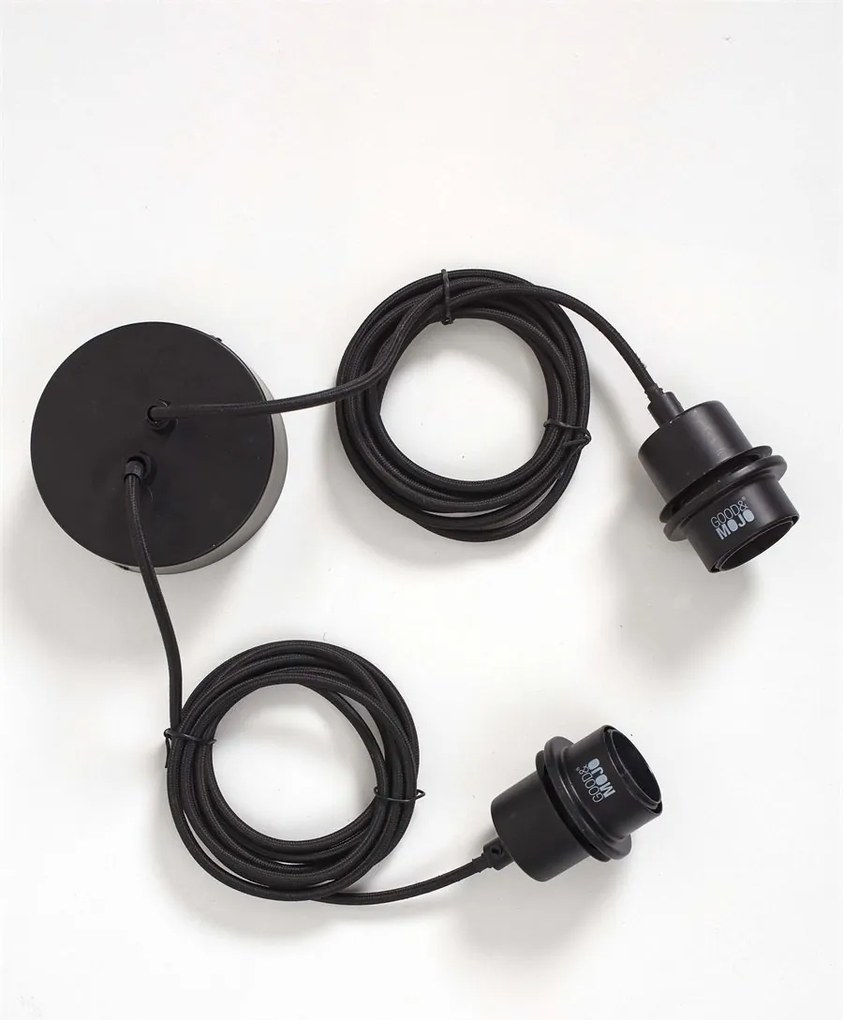 Lustra cu 2 Pendule eco din bambus Ubud single set/2, nat
