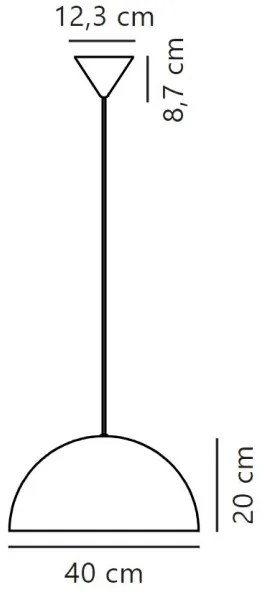 Lustră pe cablu Nordlux ELLEN 1xE27/40W/230V