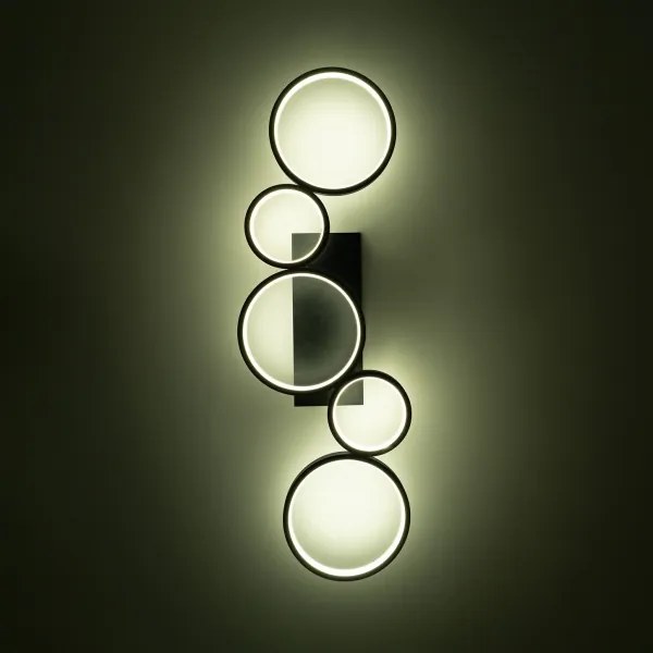 BRILAGI - Plafonieră LED reglabilă RINGO LED/34W/230V negru + telecomandă