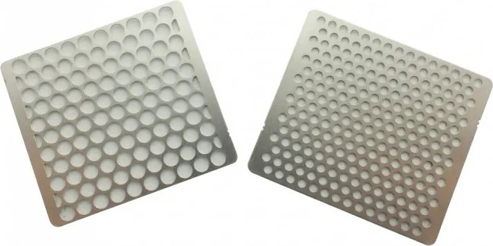Rasnita de cafea Oliver Voltz OV51172D, 130 W, Recipient pentru cafea macinata de 50 g, 2 filtre pentru cafea macinata finsi grosier, Negru/Argintiu