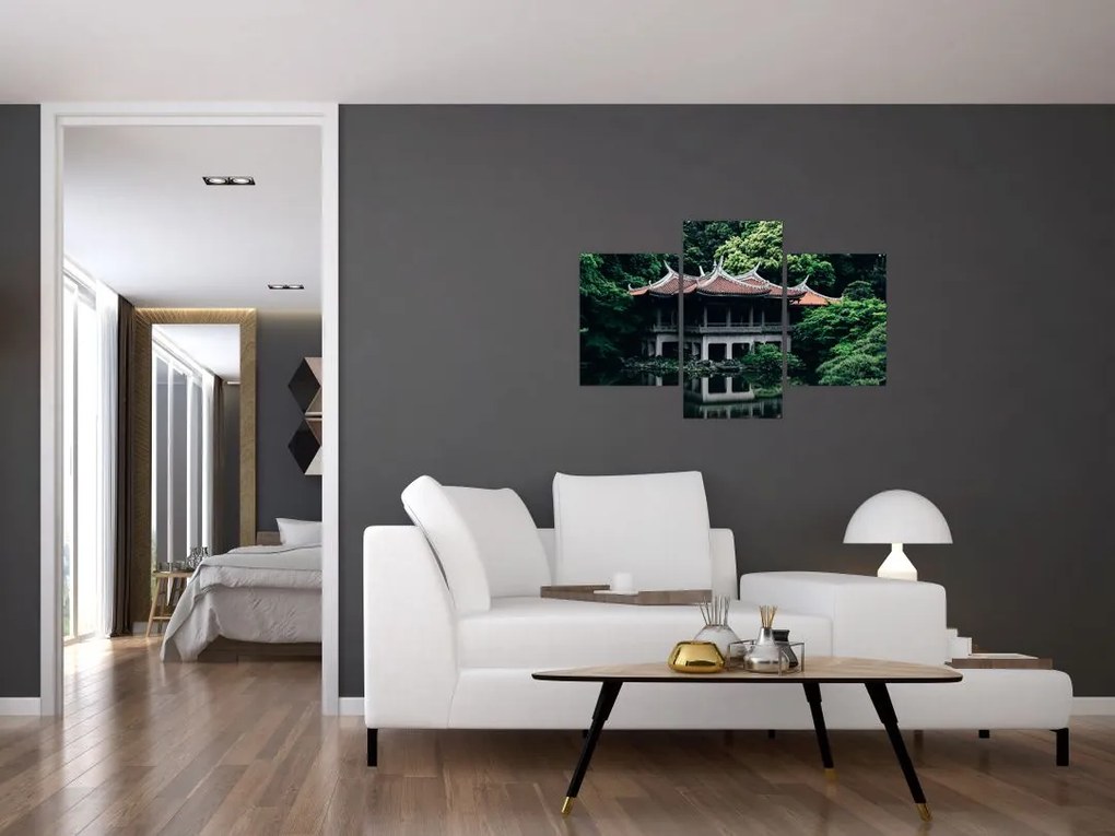Tablou cu grădina japoneză națională (90x60 cm)