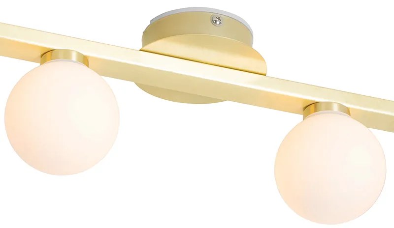 Plafoniera moderna din alama IP44 cu 4 lumini - Cederic