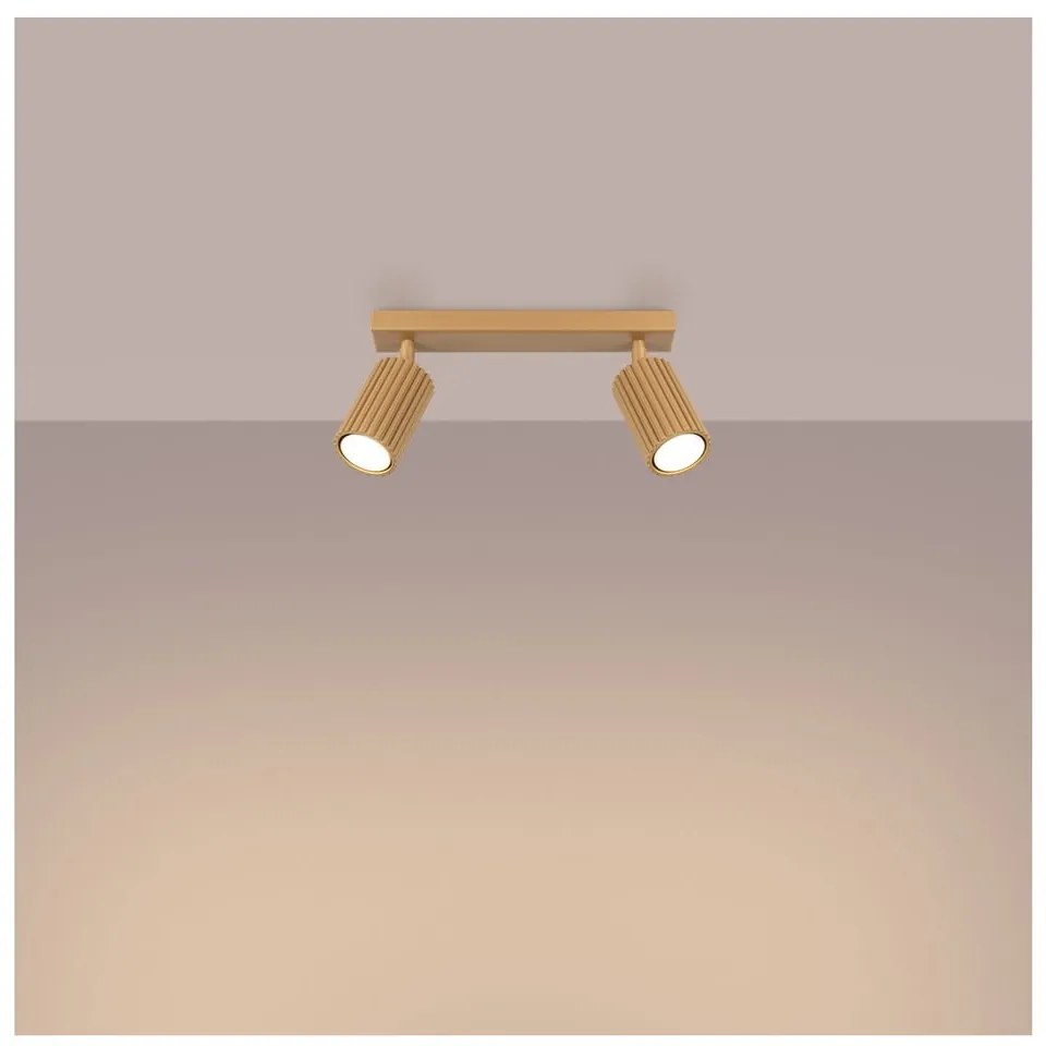 Spot auriu 6,5x30 cm Gleam – Sollux