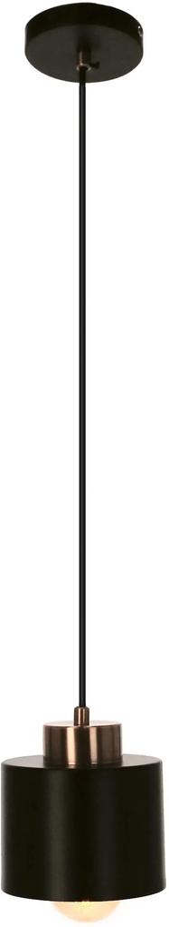 Candellux Olena lampă suspendată 1x60 W negru 31-78421