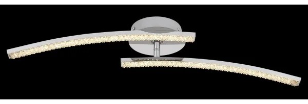 Lustră LED aplicată pentru baie JULES 2xLED/6W/230V IP44 Globo 67169-12IP