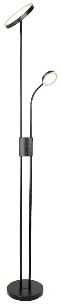 Lampadar LED, lampa de podea design modern Ophus negru mat