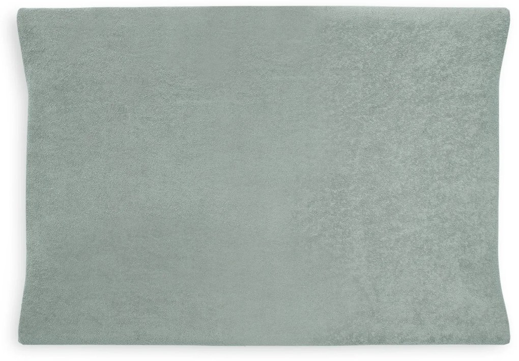 Husa de protectie Hunter Mint pentru salteaua de infasat ,   bumbac buclat, elastic pe contur, 80x50 cm, Bonjourbebe