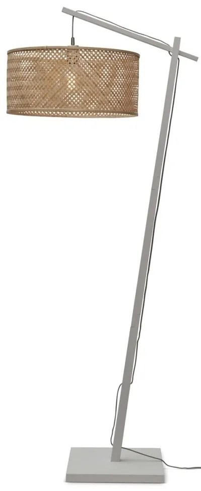 Lampadar eco din bambus Java L white/50x22, nat