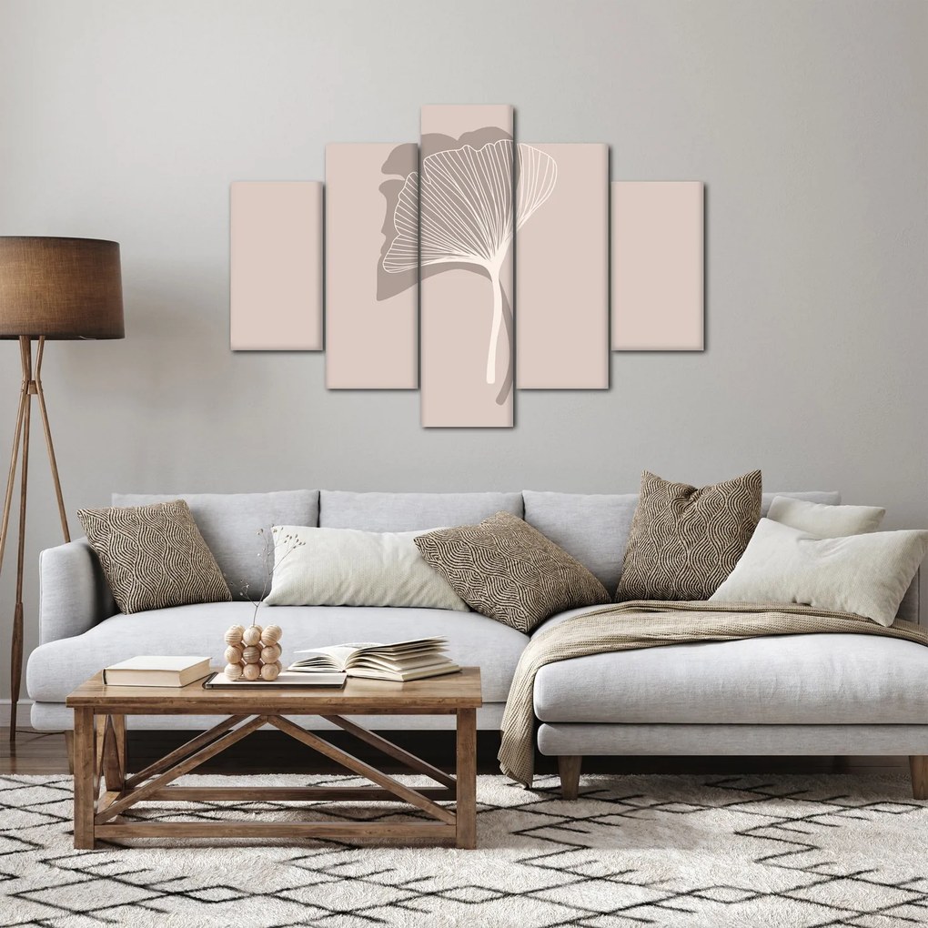 Tablou - Frunze bej N⁰4 (150x105 cm)