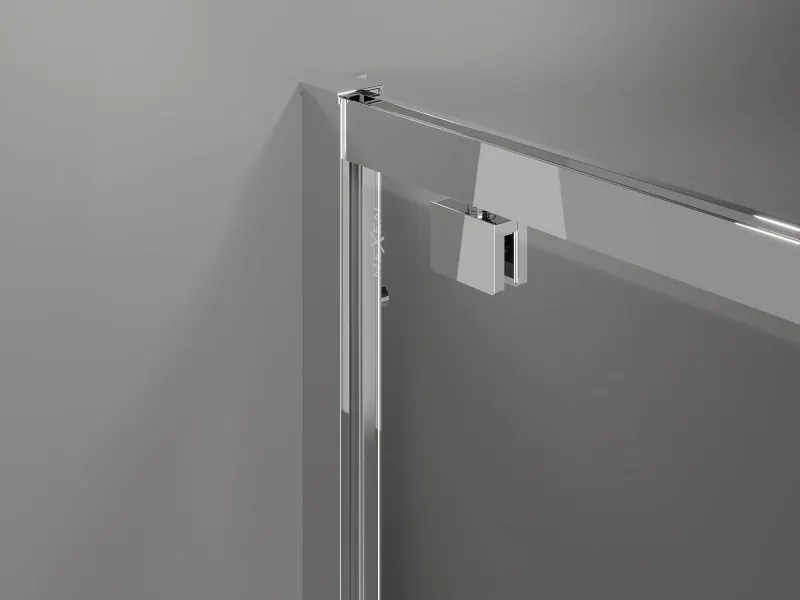 Mexen Exo-BR cabina de duș batantă 90 x 90 cm, transparent, crom - 8181-090-090-01-00