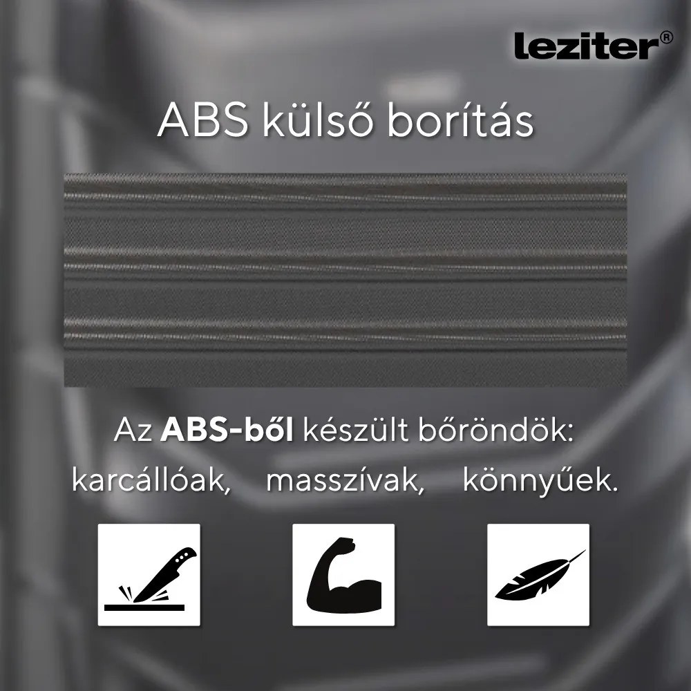 TraveLux Max valiză de mână mică cu capac dur 28x36x16 cm negru