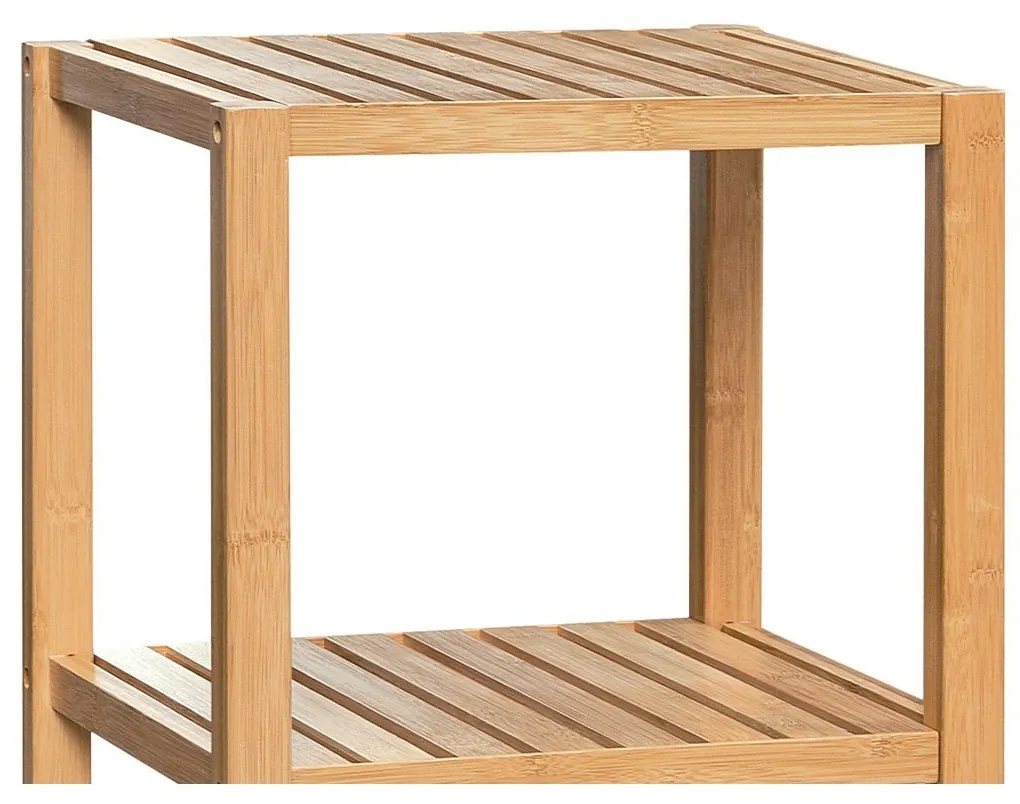 Raft din bambus Wellington, 4 etajere, 4 etaje