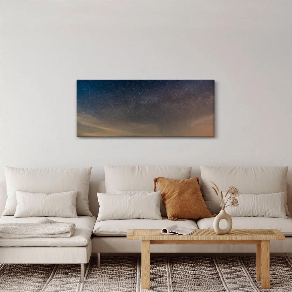 Tablou cu cerul nocturn (120x50 cm)