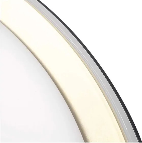 Plafonieră LED dimmabilă ILVI LED/45W/230V 2700-6500K Ø 50 cm negru/alamă + telecomandă inclusă