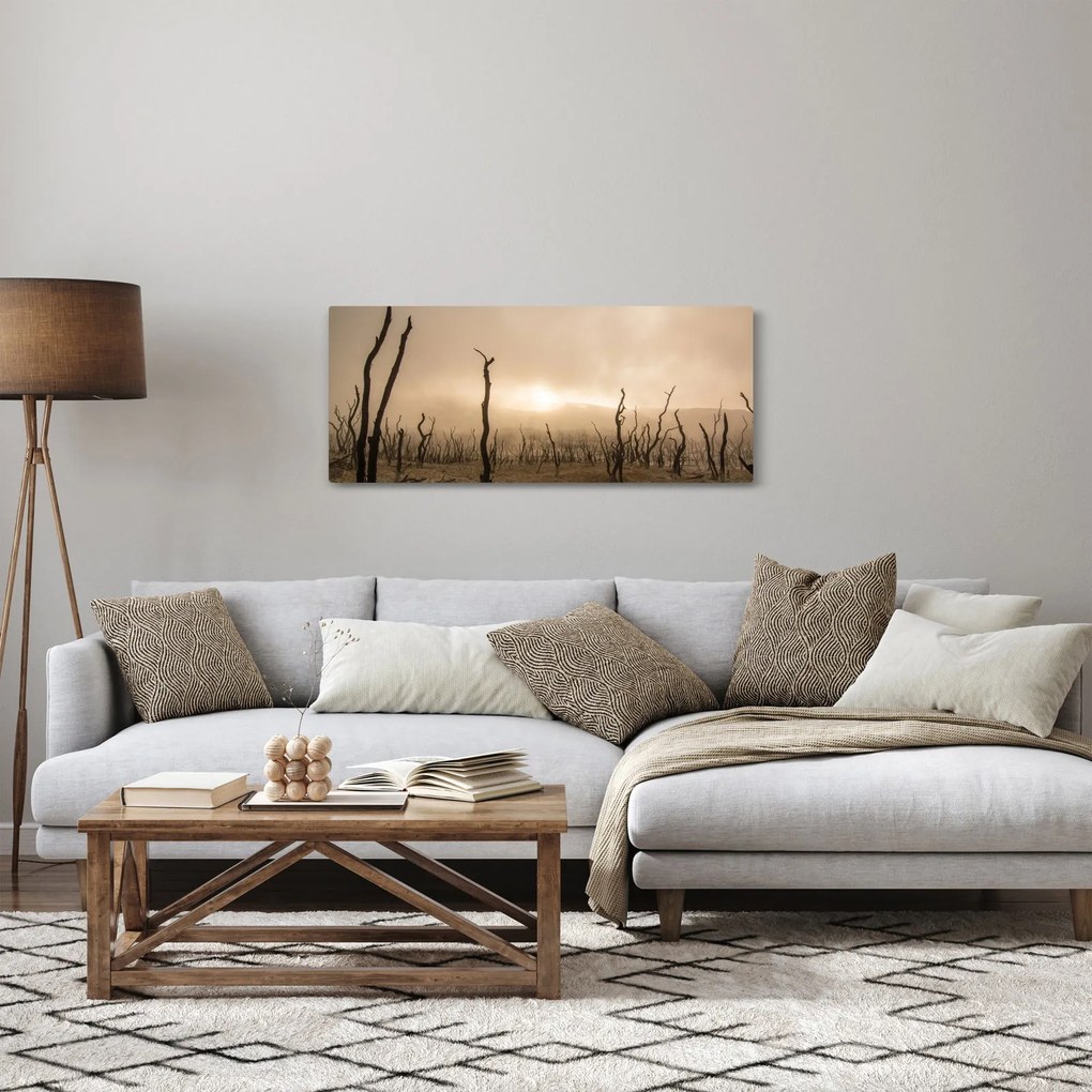 Tablou - Copaci goi (120x50 cm)