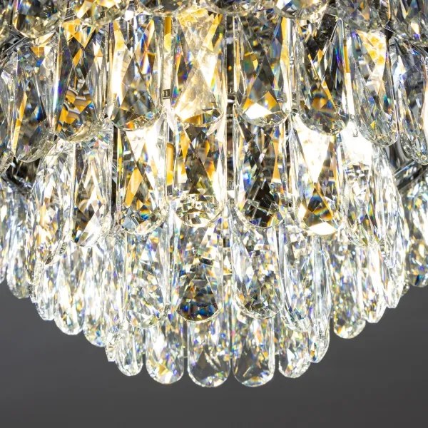 Plafonieră de cristal Brilagi VELURE 5xE14/40W/230V auriu