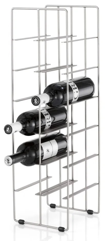 Suport pentru 12 sticle de vin Blomus, argintiu