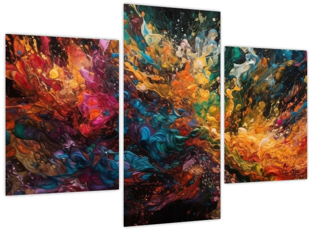 Tablou - Abstracția culorilor II. (90x60 cm)