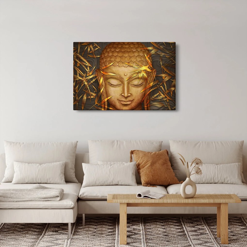 Tablou - Buddha de aur (90x60 cm)