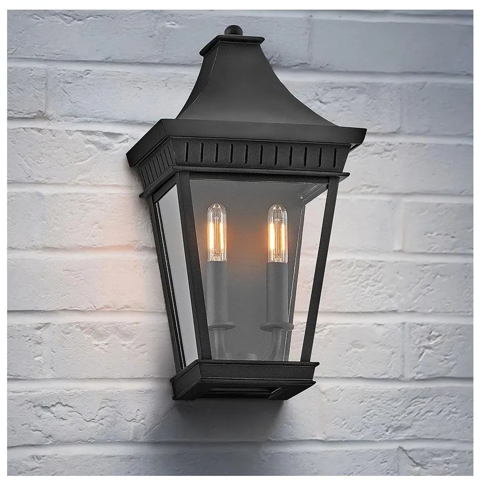 Aplică de exterior Hinkley HK-CHAPEL-HILL7-MB CHAPEL HILL 2xE14/40W/230V IP44