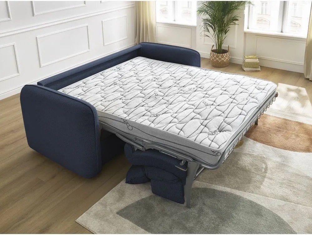 Canapea albastru-închis 236 cm Achille – Bobochic Paris