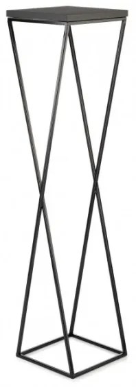 Suport de flori LOFT 100x24 cm negru