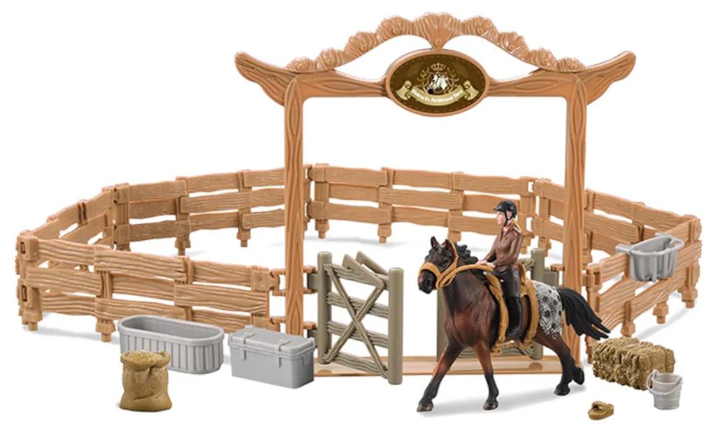 Gard pentru cai cu călărețul si accesorii