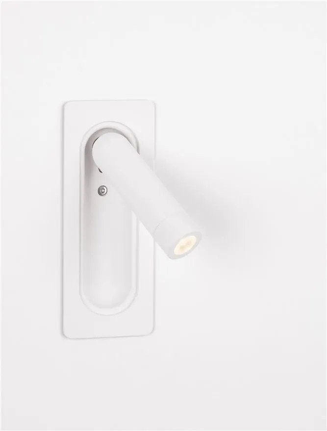 Aplica incastrabila cu spot LED directionabil INLITE alb