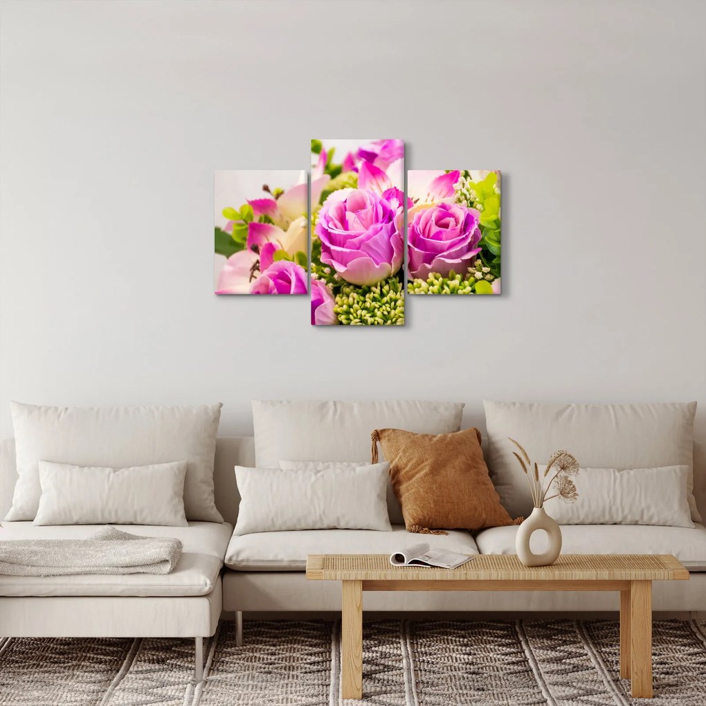 Tablou cu trandafiri (90x60 cm)