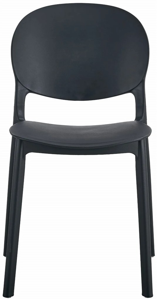 Scaun plastic negru RAWA