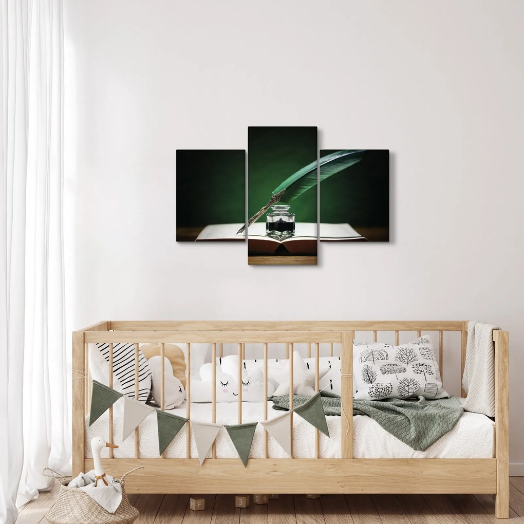 Tablou cu stilou sriind (90x60 cm)