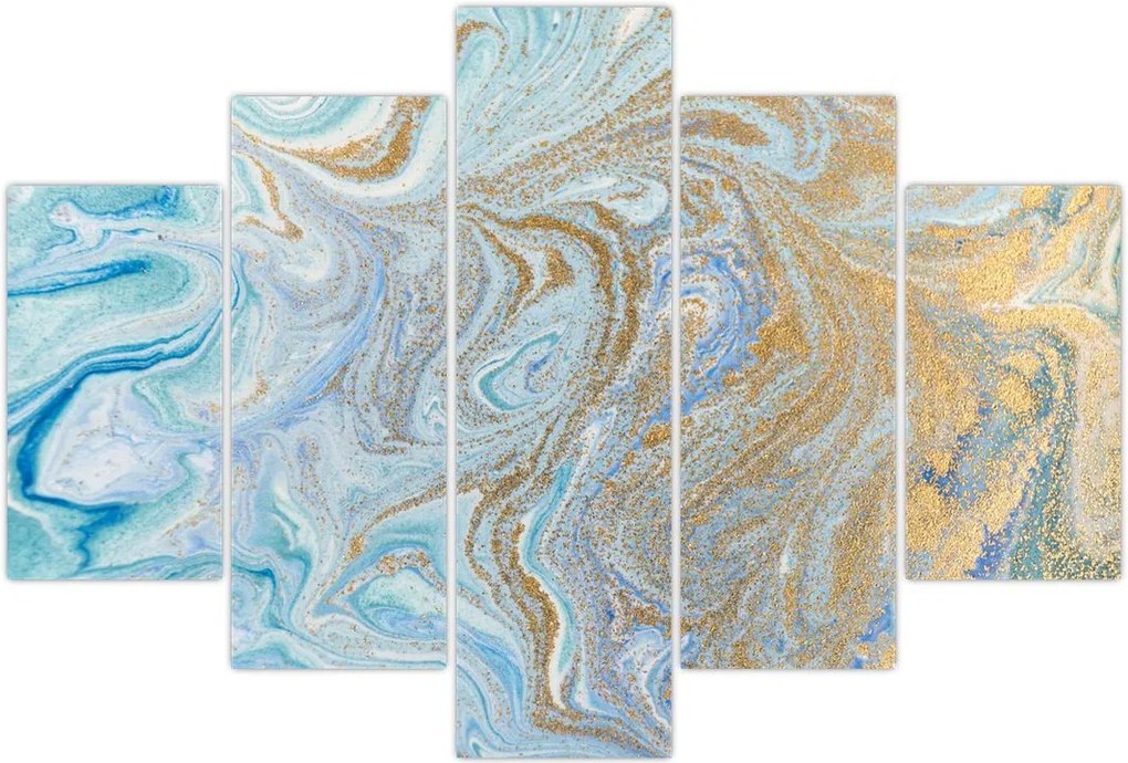 Tablou - Marmură albastră (150x105 cm)