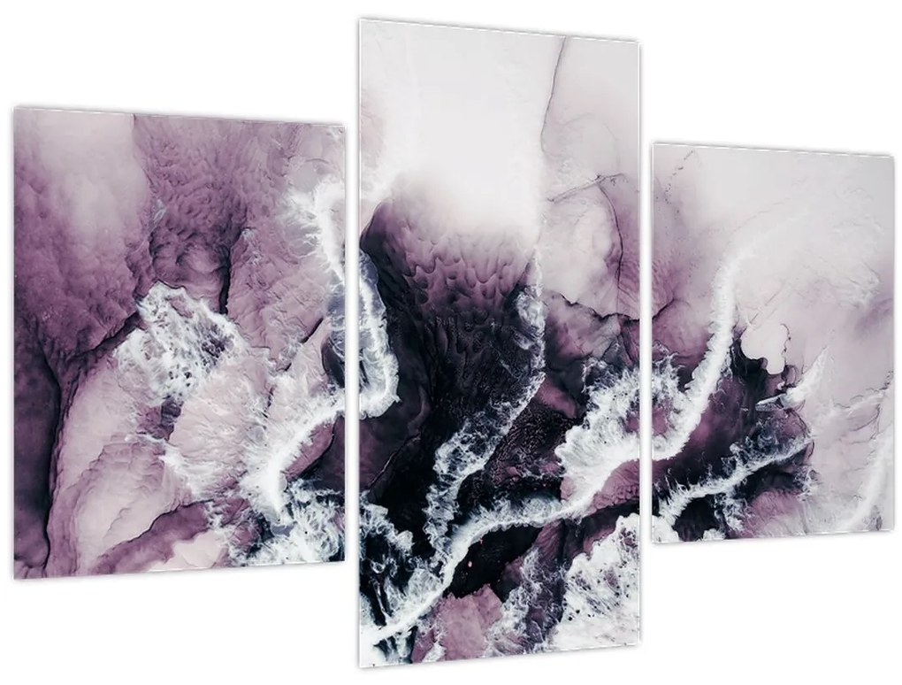 Tablou - Marmură violet N⁰2 (90x60 cm)